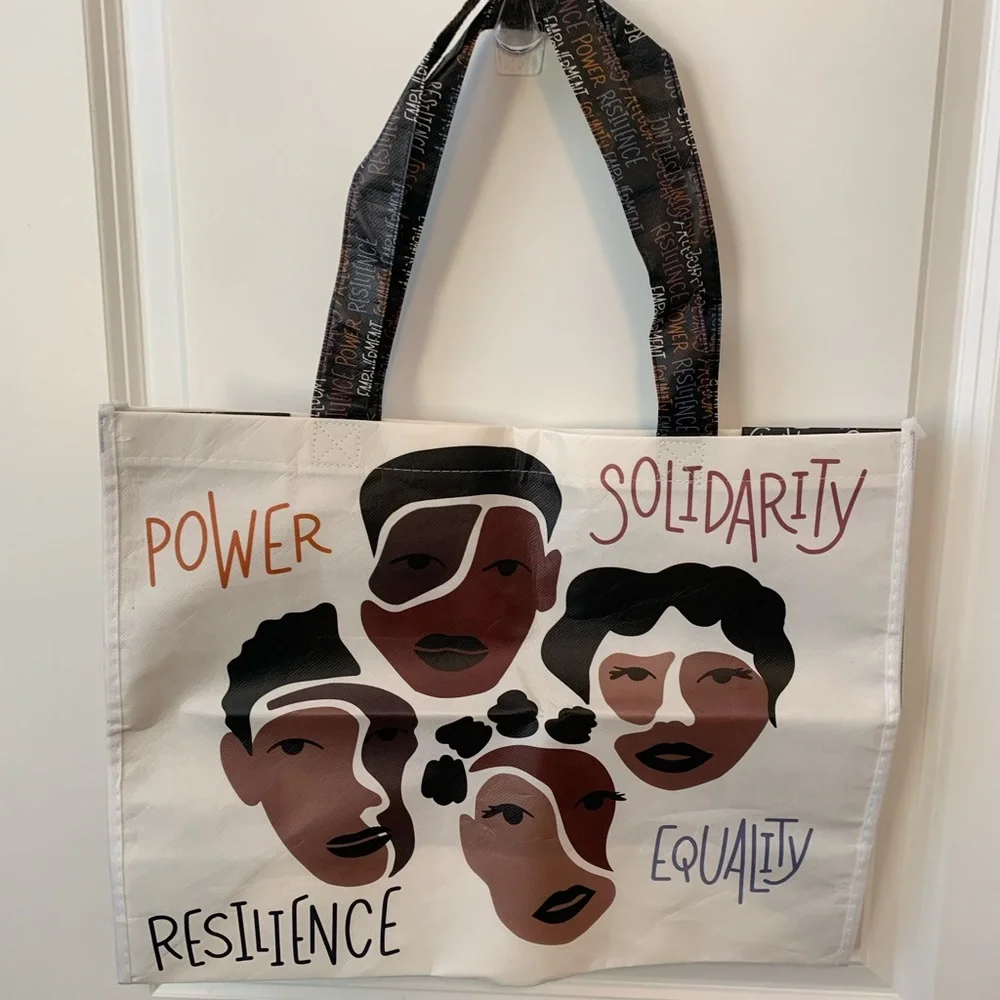 Canvas Tote Bag with Inspirational Design